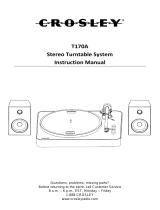 Crosley T170A-WH Manual de usuario
