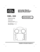 Singing Machine SML-383 Manual de usuario