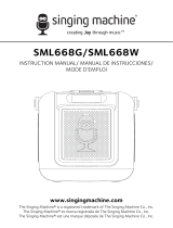 Singing Machine SML668W Manual de usuario