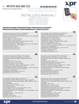 xpr MTPX-RS-MF Manual de usuario