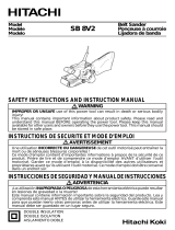 Hitachi SB 8V2 Manual de usuario