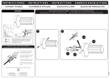 Ledco MODRIAN LED GU10 1x8W Wall Lamp Manual de usuario