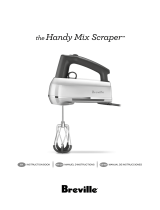 Breville Handy Mix Scraper Manual de usuario