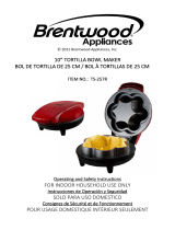 Brentwood TS-257R Manual de usuario