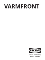 IKEA VARMFRONT Manual de usuario