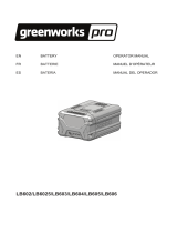 Greenworks Pro LB604 Manual de usuario