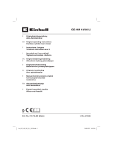 EINHELL GE-HM 18-38 Li Manual de usuario