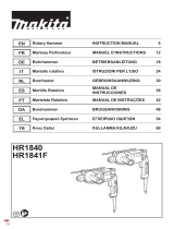 Makita HR1840 Rotary Hammer Manual de usuario
