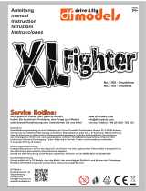 DF-models df-models 3168 XL Fighter Brushless Toy Car Manual de usuario