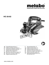 Metabo HO 26-82 Manual de usuario