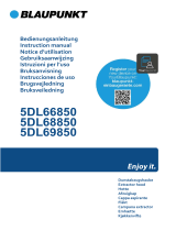 Blaupunkt 5DL66850 Manual de usuario