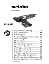 Metabo PE 12-175 Angle Polisher Manual de usuario