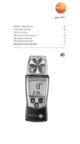 Testo 410-1 Manual de usuario