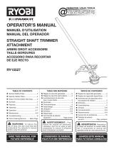 Ryobi RY40205BTL Manual de usuario