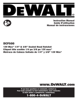 DeWalt DCF500 Manual de usuario