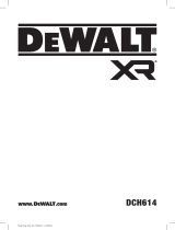 DEWALT XR DCH614 Manual de usuario
