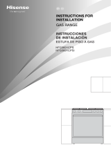 Hisense HFG3601CPS Manual de usuario