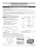 Frigidaire FHWH084WB1 Manual de usuario