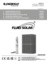 PEDROLLO Fluid Solar Instrucciones de operación