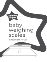 Tommee Tippee Baby Weighing Scales Instrucciones de operación