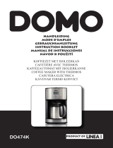 Domo DO474K COFFEE MAKER Instrucciones de operación