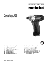 Metabo PowerMaxx SSD Instrucciones de operación