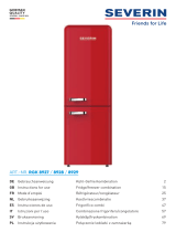 SEVERIN RGK-8927 Fridge freezer combination Instrucciones de operación