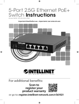 Intellinet 561921 IPS-05-2.5G-55W Instrucciones de operación