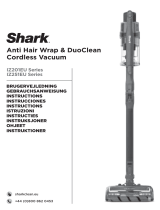 Shark IZ201EU, IZ251EU Series Anti Hair Wrap and DuoClean Cordless Vacuum Instrucciones de operación