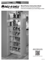 Rev-A-Shelf REV A SHELF I-448TP-0922 Wood Pantry Instrucciones de operación
