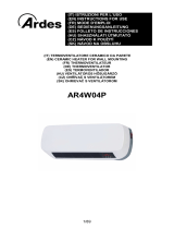 Ardes AR4W04P Ceramic Fan Heaters Instrucciones de operación
