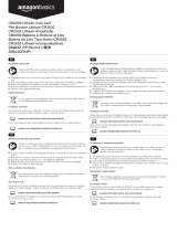 Amazon Basics B08J4QR18R Instrucciones de operación