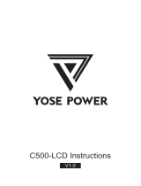 YOSE POWER C500-LCD Instrucciones de operación