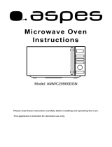 Aspes AMWC25900DGN Instrucciones de operación