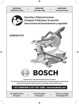 Bosch GCM18V-07S Instrucciones de operación
