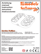 DF-models DF-Models 9925 SkyTumbler PRO Indoor Cage Drone Instrucciones de operación