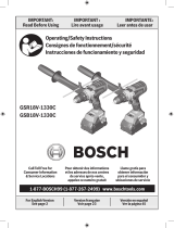 Bosch GSB18V-1330CB14 Instrucciones de operación