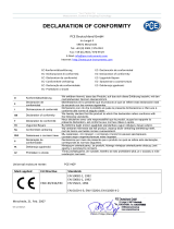 PCE instruments PCE-HGP Universal moisture meter Instrucciones de operación