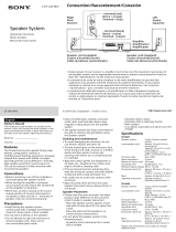 Sony SS-HA1 Manual de usuario