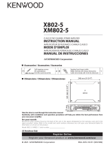 Kenwood X802-5 El manual del propietario