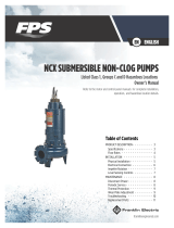 Franklin Electric Ncx Submersible Non-Clog Pumps El manual del propietario