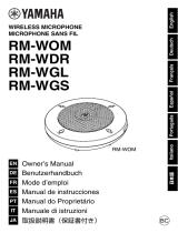 Yamaha RM-WOM El manual del propietario