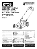 Ryobi RY401018BTLVNM El manual del propietario