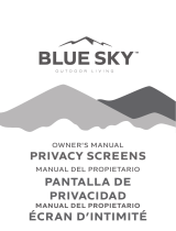 BLUE SKY 6 Piece Privacy Screens El manual del propietario