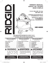 RIDGID HD1400 Guía del usuario