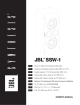 JBL SSW-1 El manual del propietario