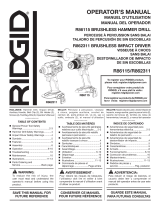 RIDGID R86115 El manual del propietario