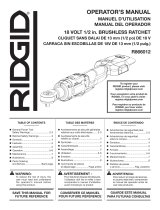 RIDGID R866012B Guía del usuario