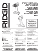 RIDGID R9780 El manual del propietario