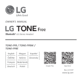LG TONE-FP8 El manual del propietario